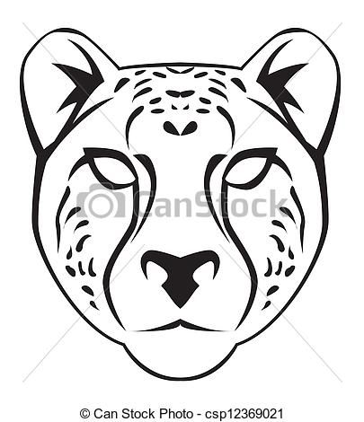 cheetah clipart body