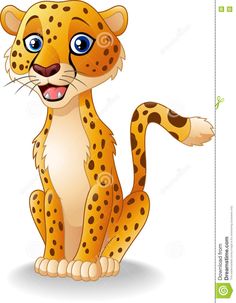 cheetah clipart body