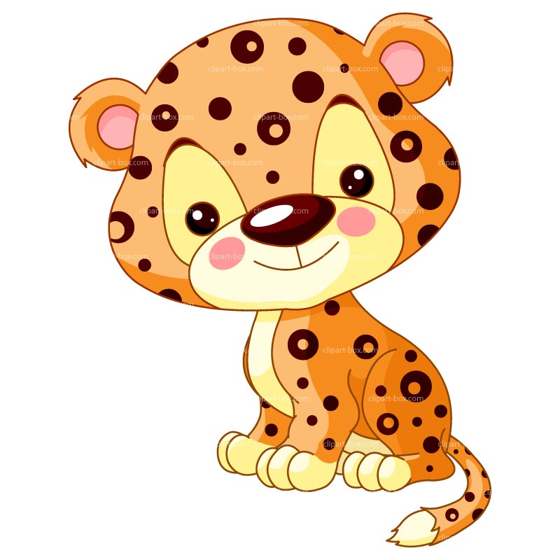 leopard clipart baby leopard
