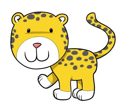 cheetah clipart cartoon