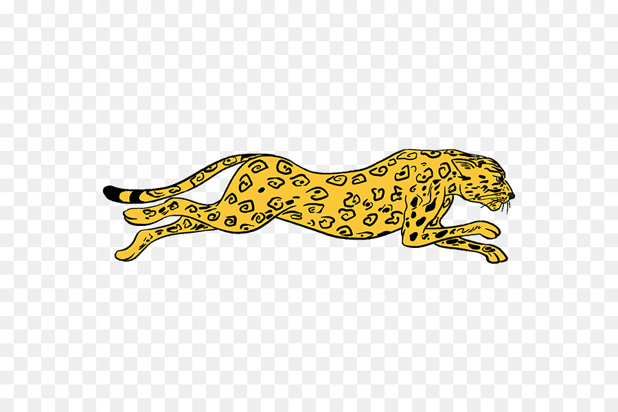 cheetah clipart drawing