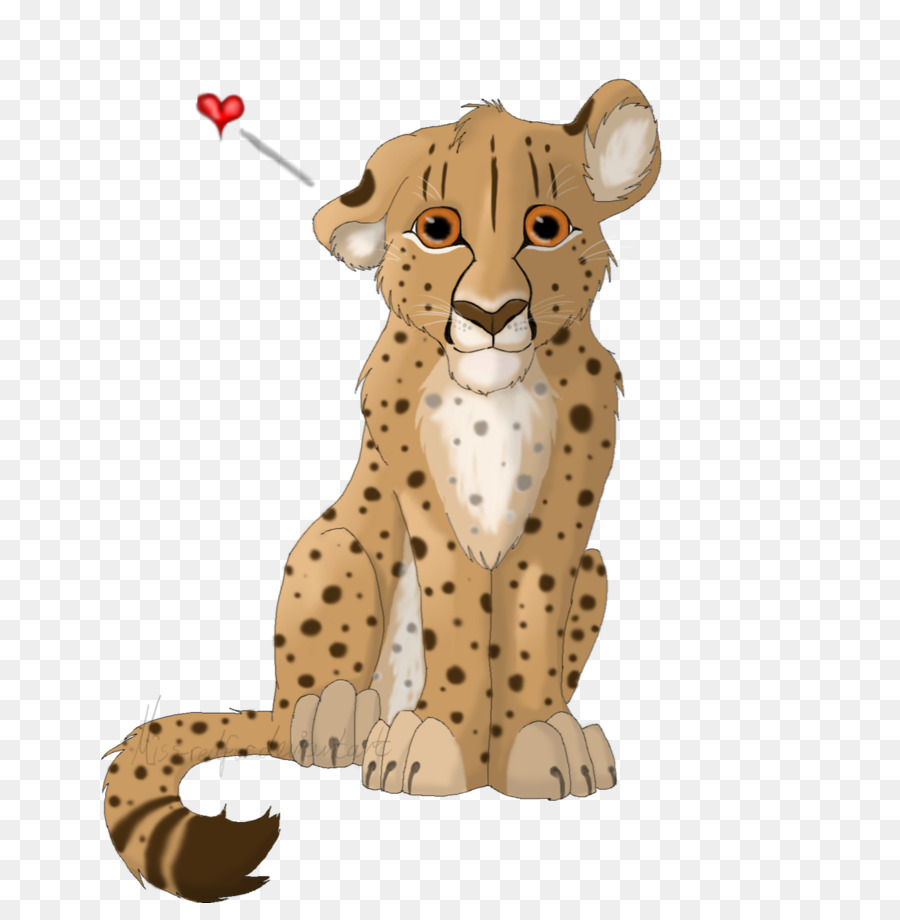 cheetah clipart drawing