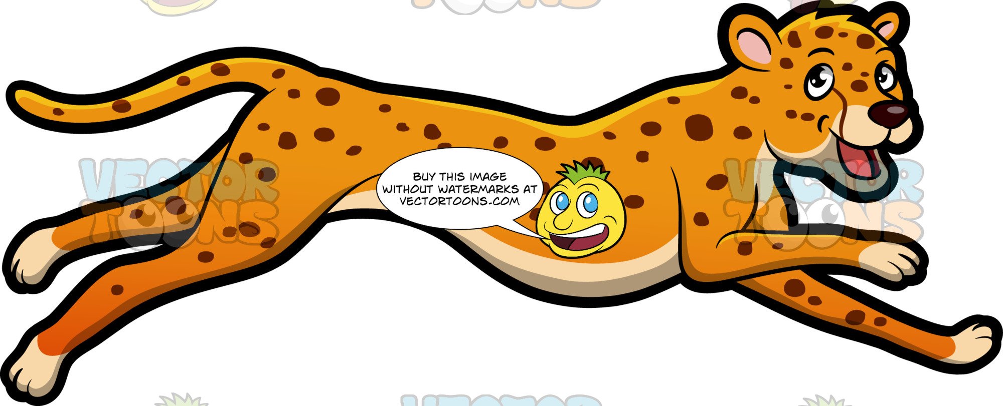 cheetah clipart fast animal