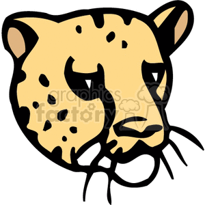 cheetah clipart head