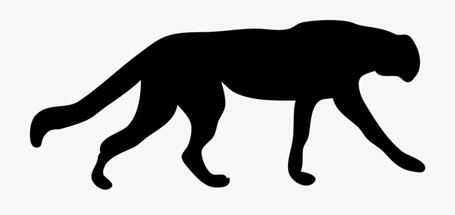 jaguar clipart silhouette