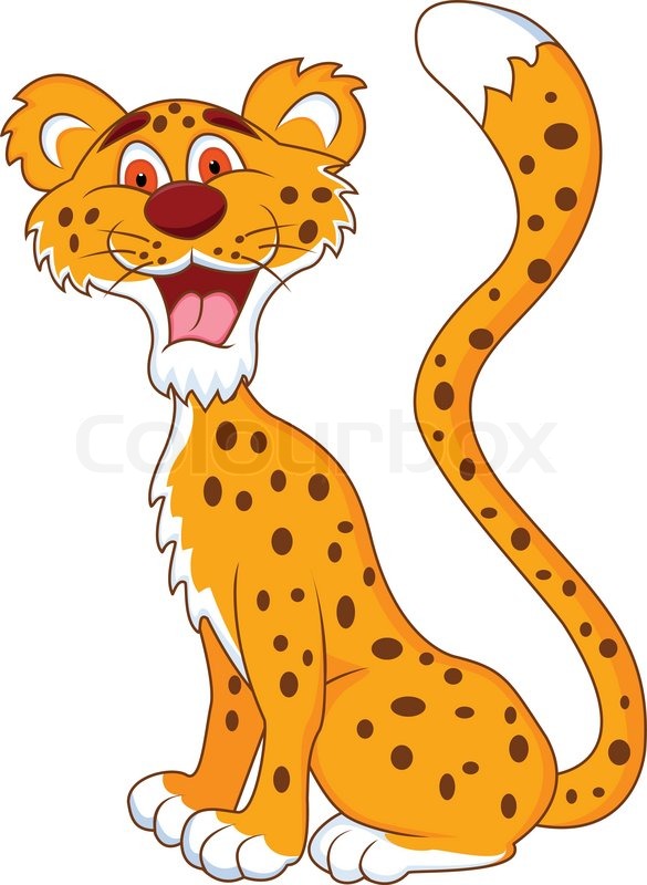 cheetah clipart kid