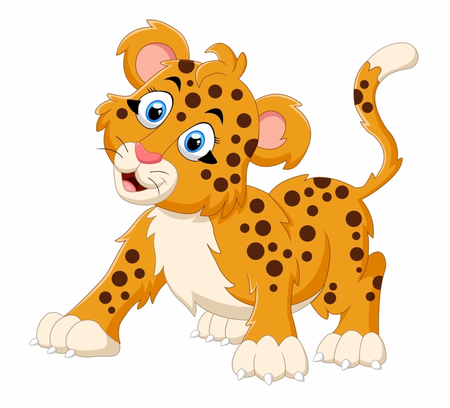 Pin by kids cartoon. Cheetah clipart kid