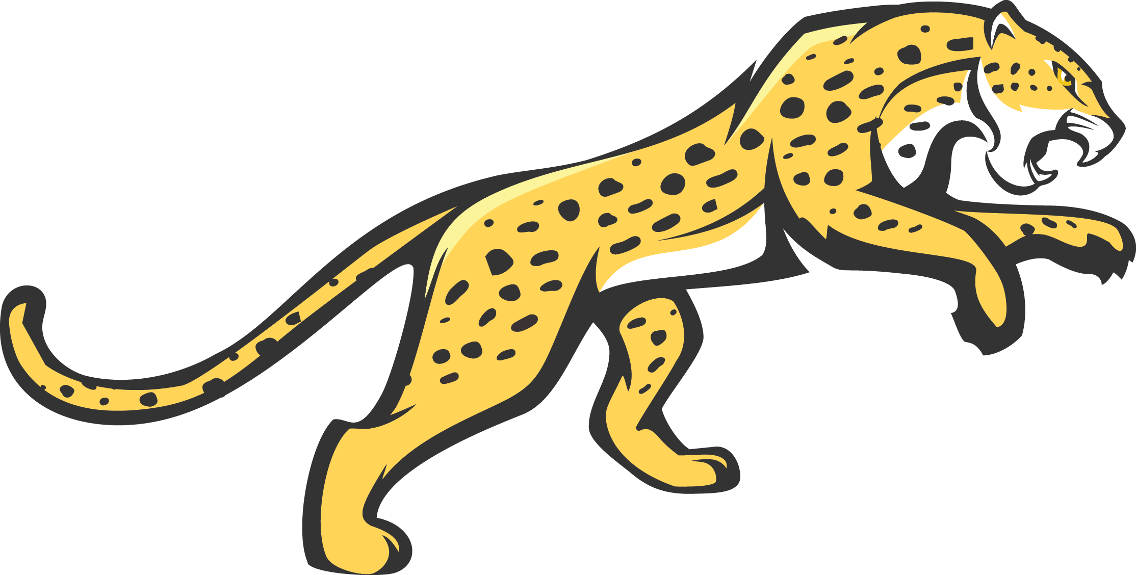 cheetah clipart mascot