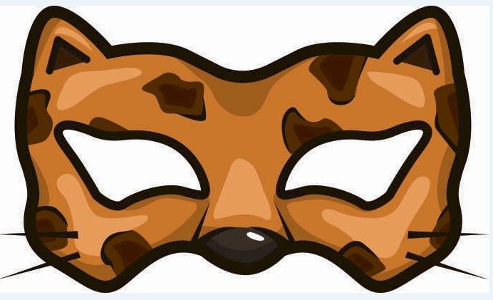 cheetah clipart mask