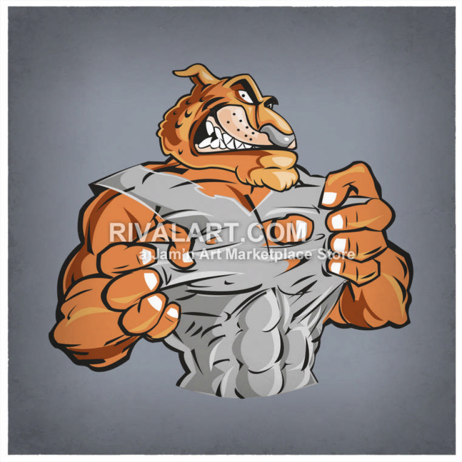 Cheetah clipart muscular. Tearing his shirt 