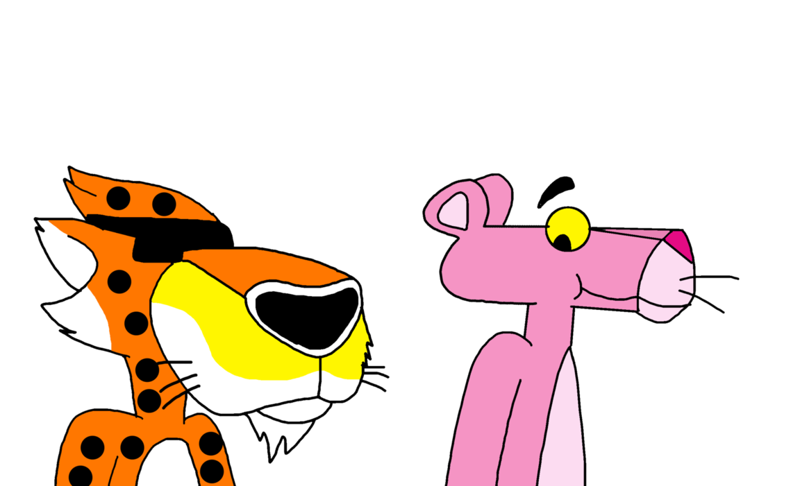 Cheetah clipart panther. The pink and chester