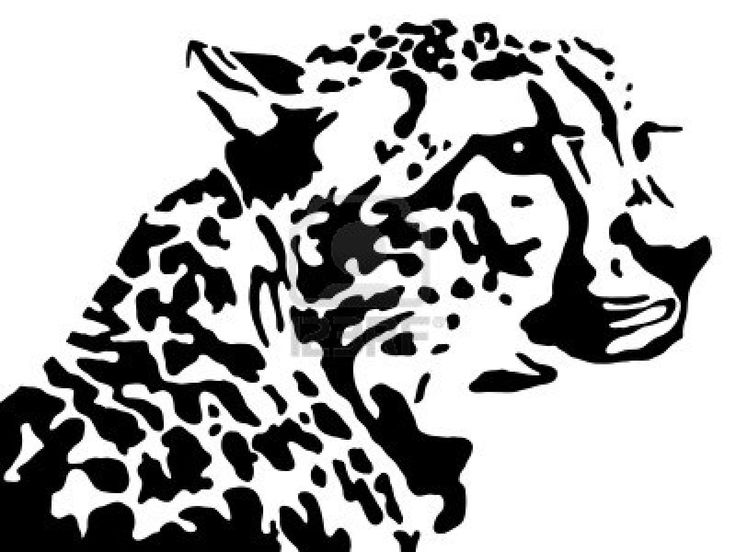 cheetah clipart silhouette