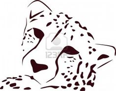cheetah clipart simple