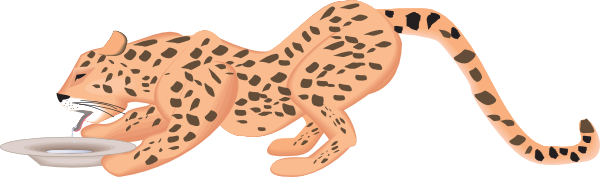 cheetah clipart svg
