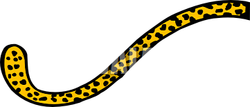 cheetah clipart tail