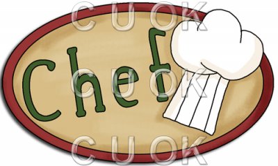 chef clipart chef word