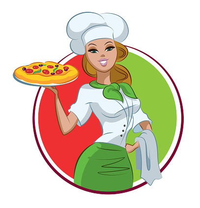 lady clipart chef