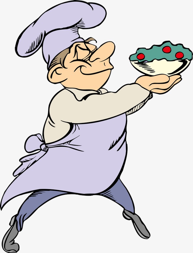 Cook cartoon png image. Chef clipart master chef