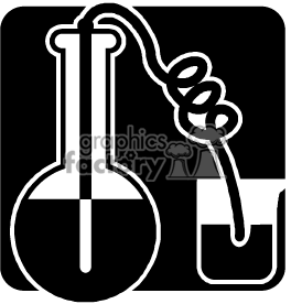 chemical clipart black and white