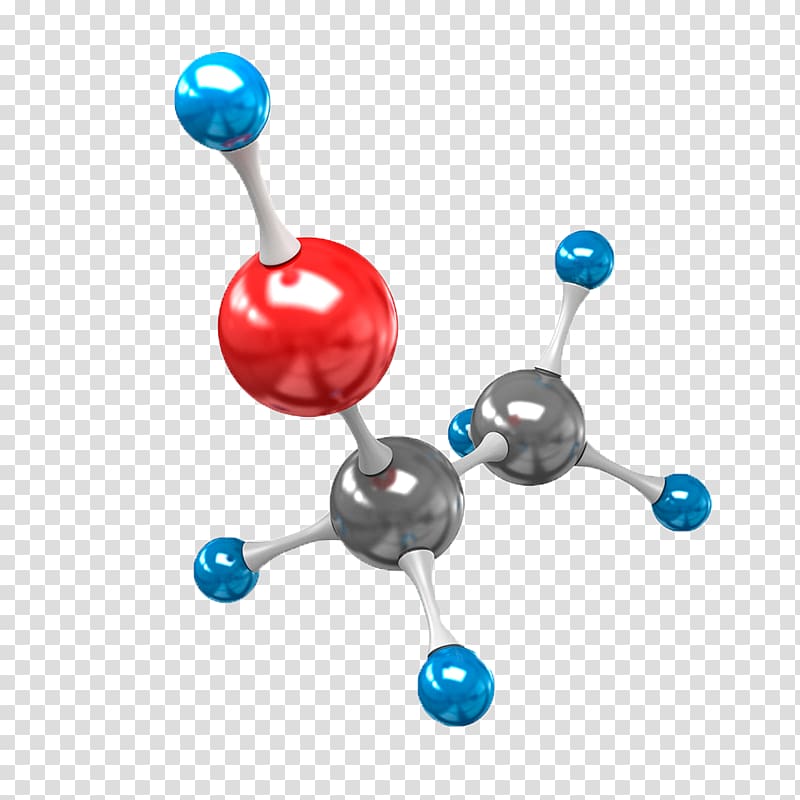 Red blue and gray. Chemical clipart chemical structure