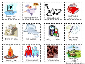 chemicals clipart chemical change