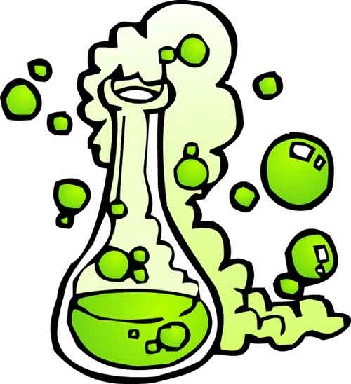 chemicals clipart chemical reaction