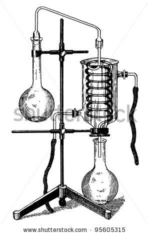 Metal science pencil and. Chemicals clipart lab equipment