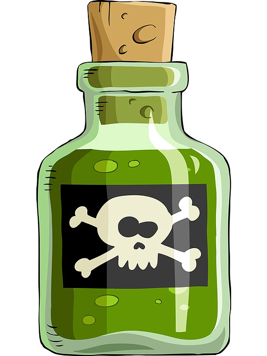 poison clipart harmful chemical