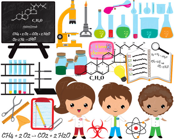 chemistry clipart cute