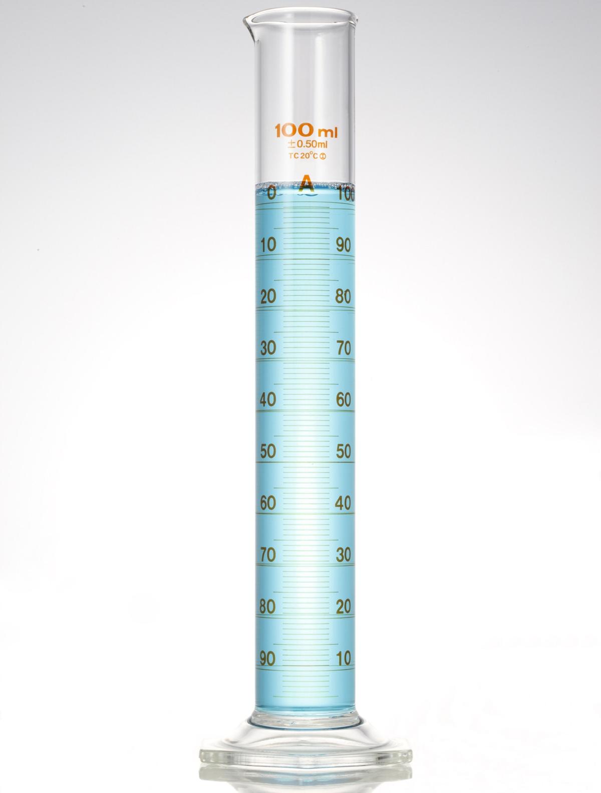 chemistry clipart graduated cylinder