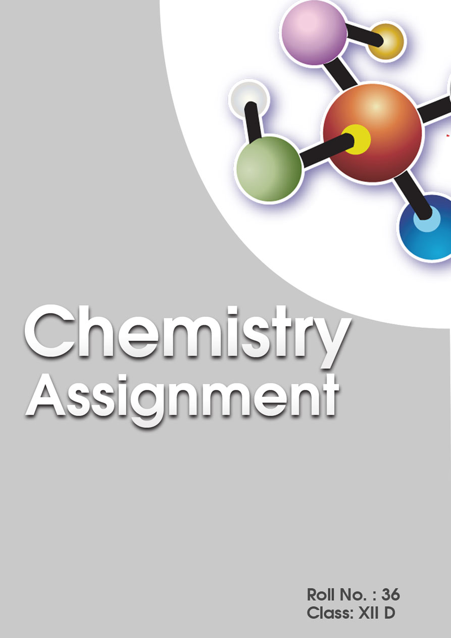 cover page for chemistry assignment