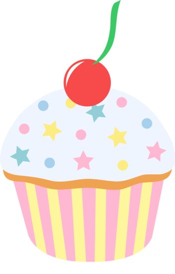 cherries clipart birthday cupcake