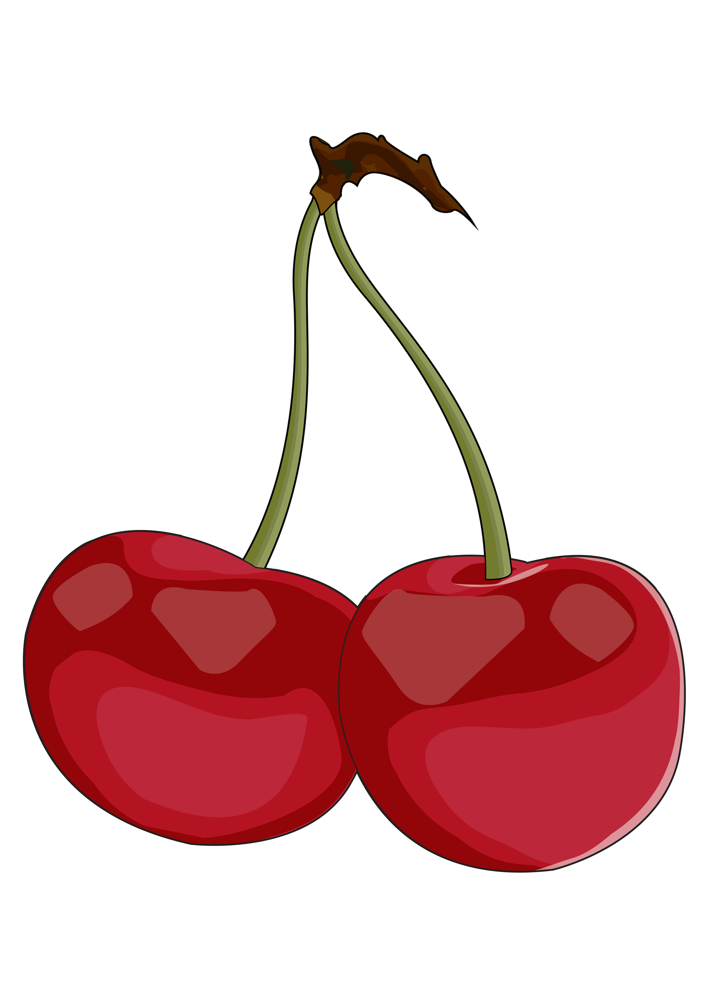 cherries clipart cereza