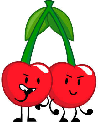 Cherry clipart one cherry. Cherries inanimate insanity wiki