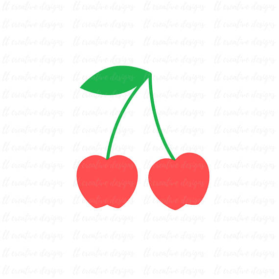 Cherry svg summer cricut. Cherries clipart file