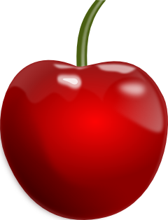 Cherries clipart one cherry. Png images free download