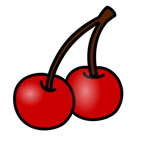 Cherries clipart pacman.  best red images