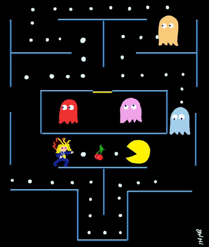 Pac man gimme the. Cherries clipart pacman