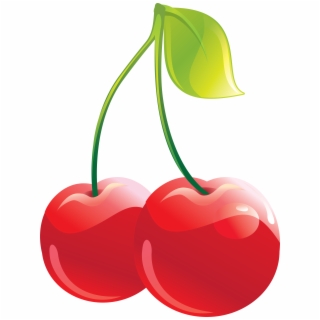 cherries clipart single cherry