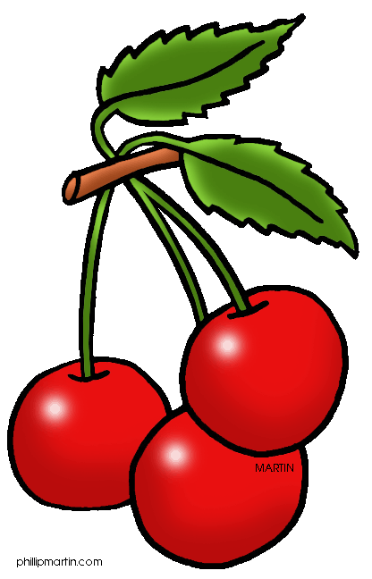cherries clipart three