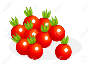 Tomato free images at. Cherries clipart tomatoe