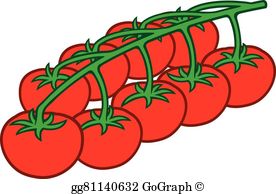 Cherry tomatoes clip art. Cherries clipart tomatoe