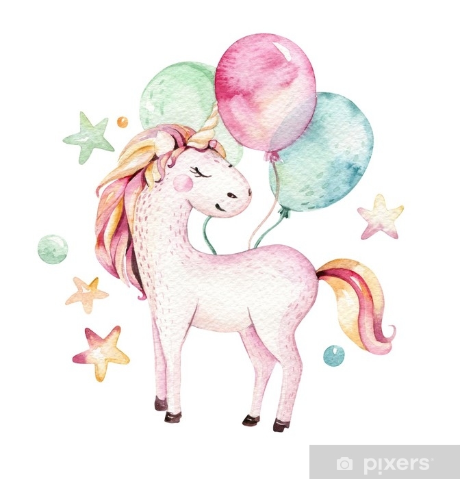 clipart unicorn watercolor