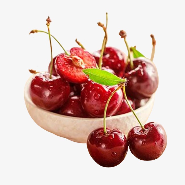 cherries clipart bowl