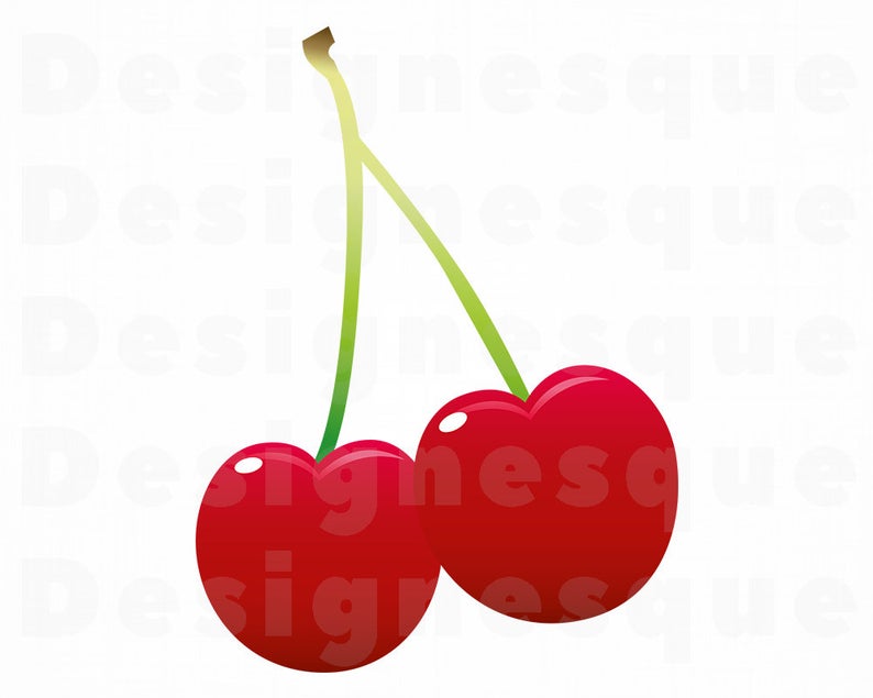 Cherries svg files for. Cherry clipart file