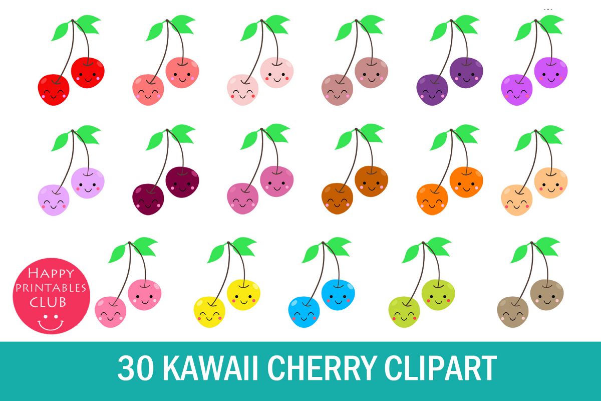 cherry clipart happy