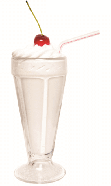 cherry clipart milkshake