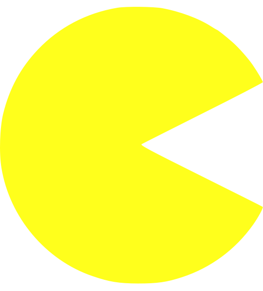 Awesome video game characters. Cherry clipart pacman