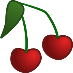 cherry clipart two cherry