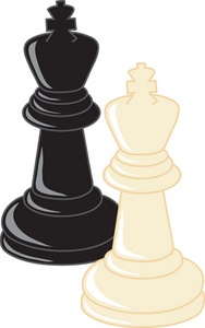 Image black and white. Chess clipart
